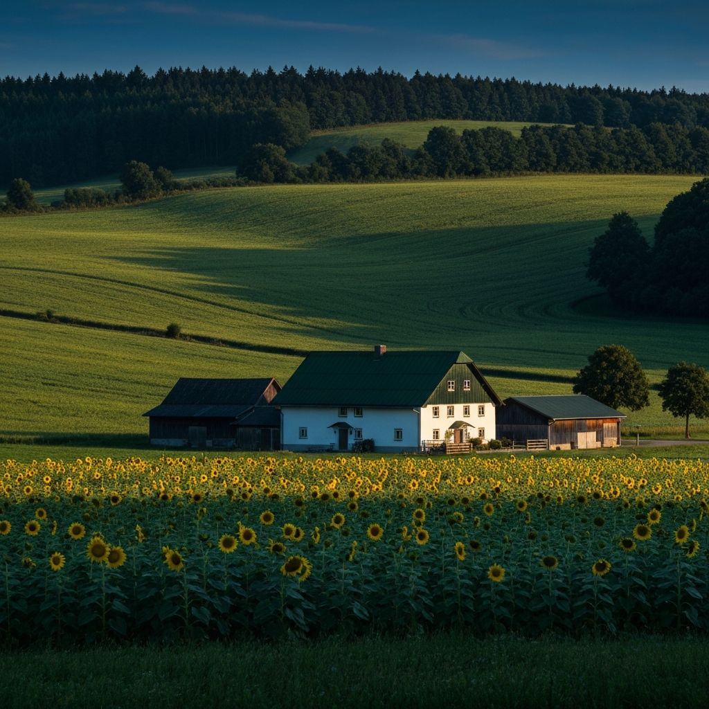 Panorama Krasnej Wsi na Podlasiu
